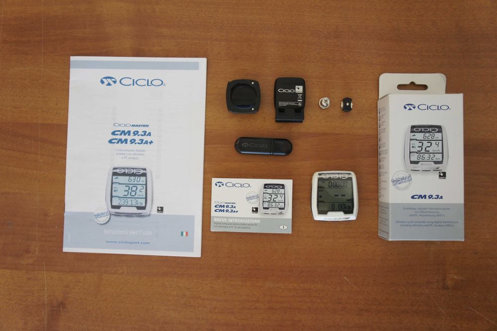 Cyfrowy i wireless komputer rowerowy Ciclosport