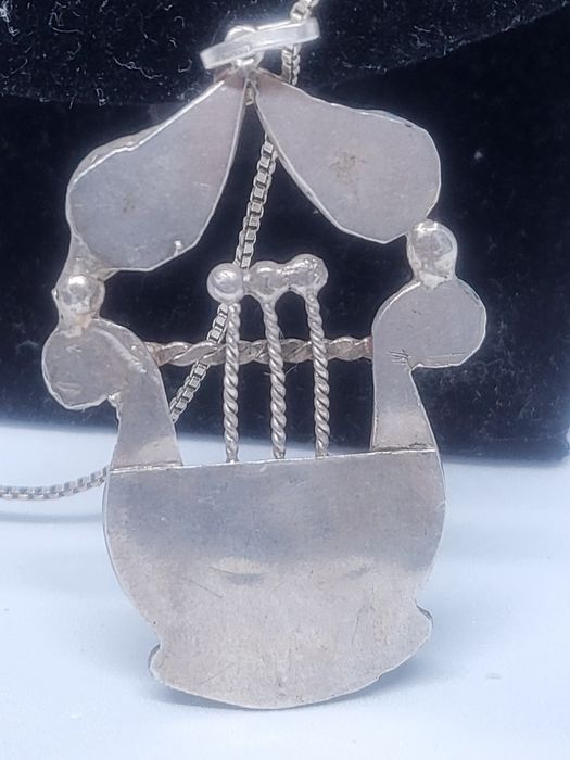 Колье серебро 925