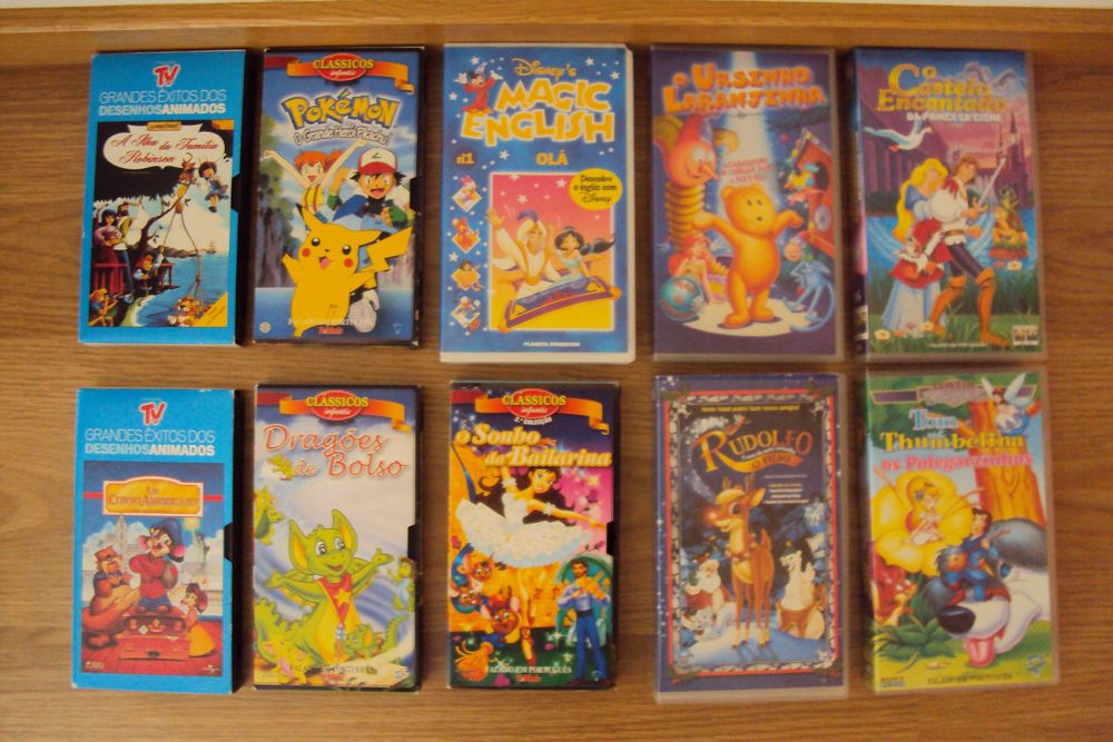 Cassetes VHS Infantis