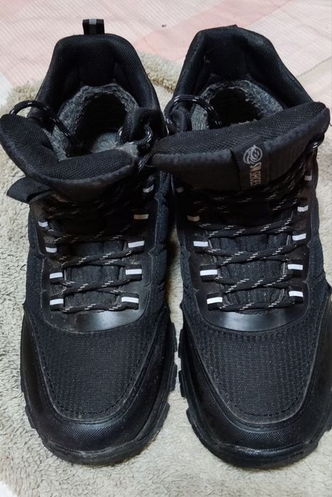 Мужские термо тактические водонепроницаемые  кросовки зимние