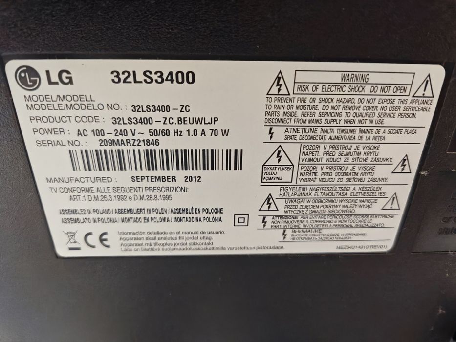 LCD LG 32" em Ótimo estado