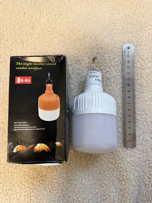 Кемпінгова лампа USB аккумуляторна лампа фонар фонарь