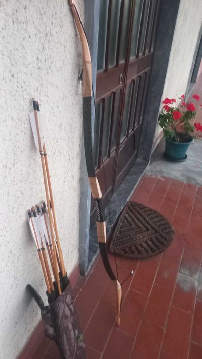 Arco e flecha medieval