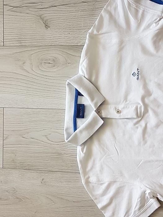 Koszulka polo nowa GANT biała, r. L