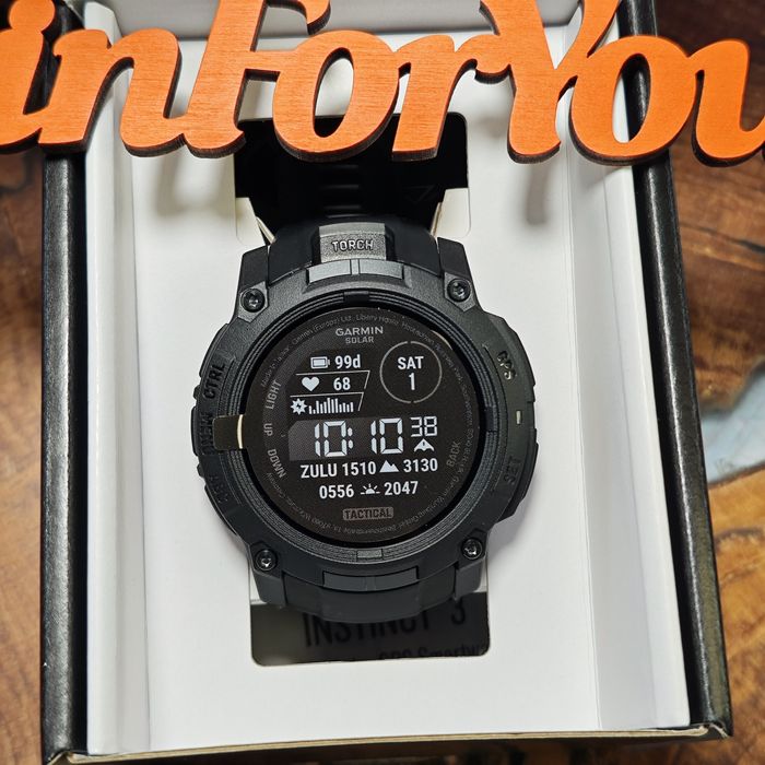 Garmin Instinct 3 (50 мм) Solar Tactical Edition 010-02935-50