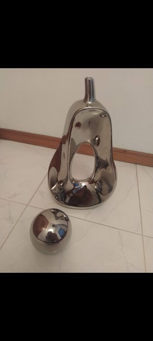 Peças decorativas prateada