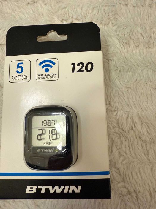 Licznik rowerowy Decathlon 120 bezprzewodowy, nowy