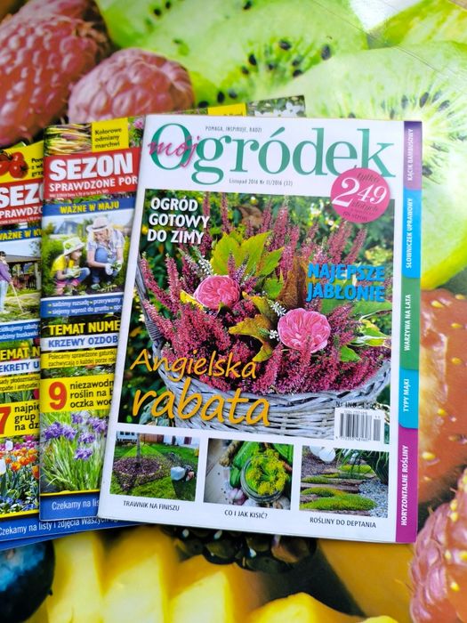 Czasopisma ogrodnicze różne