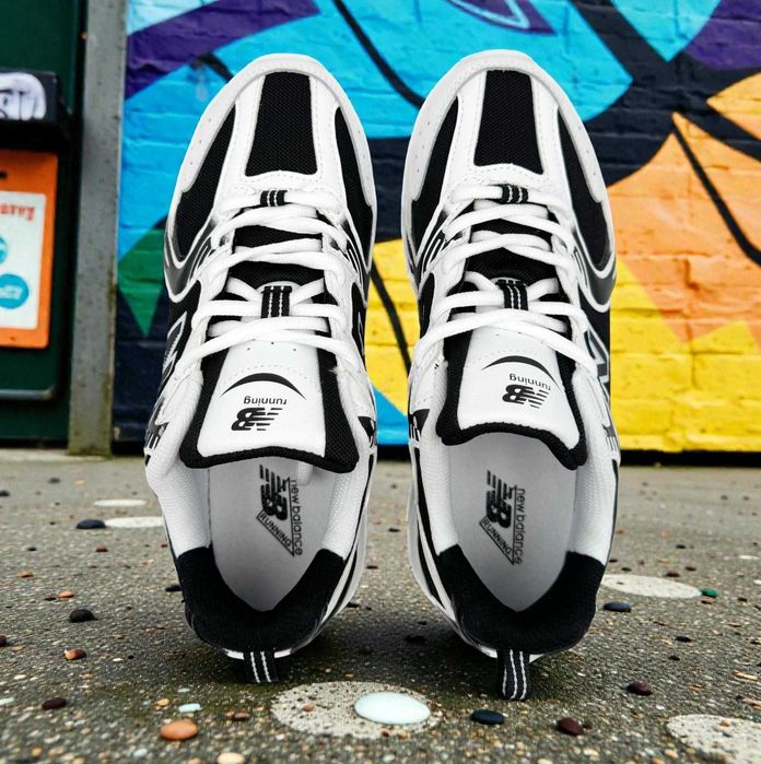 БЕЗ ПЕРЕДОПЛАТИ‼️ New Balance 530 White Black v2 Нью Беланс 530