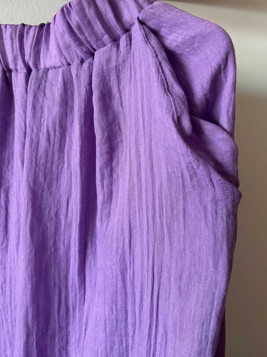 Saia comprida com bolsos