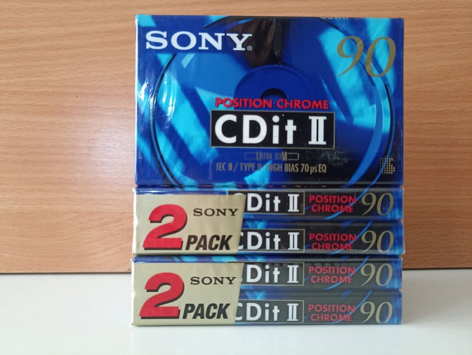 Cassetes Sony CDIT II Chrome