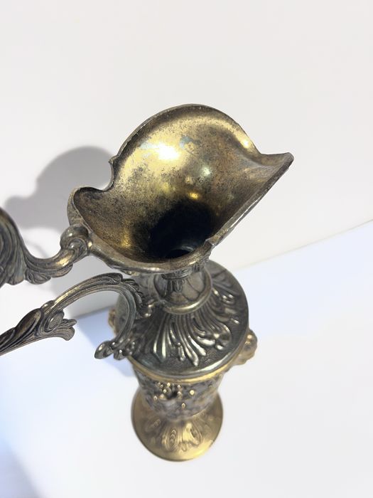 Jarra / Jarro Antigo em Bronze Italiano - Made in Italy (35 cm)