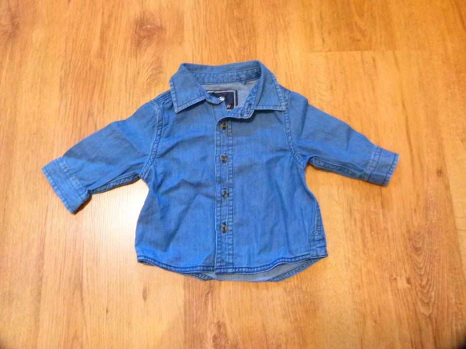 rozm 62/68 NEXT koszula miękki jeans chłopięca