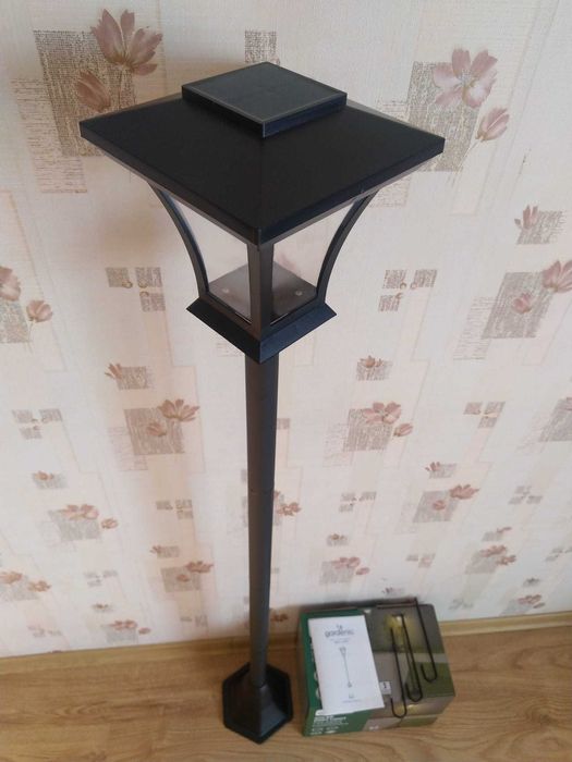 NAJTANIEJ Latarnia Solarna Stojąca Ogrodowa 155 cm Wysyłka