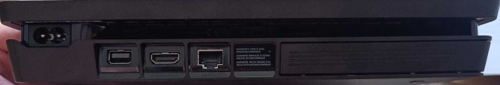PS4 Slim 1 TB + comando + 4 jogos + caixa original