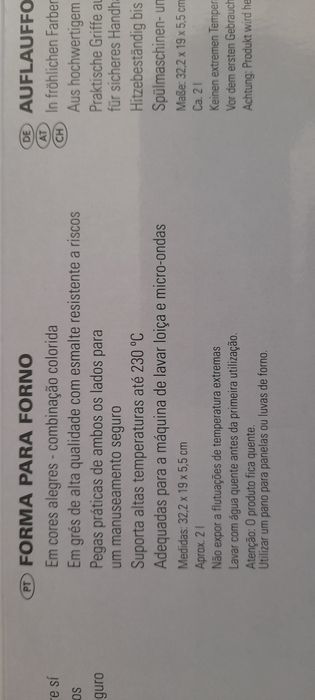 Tabuleiro para o forno NOVO