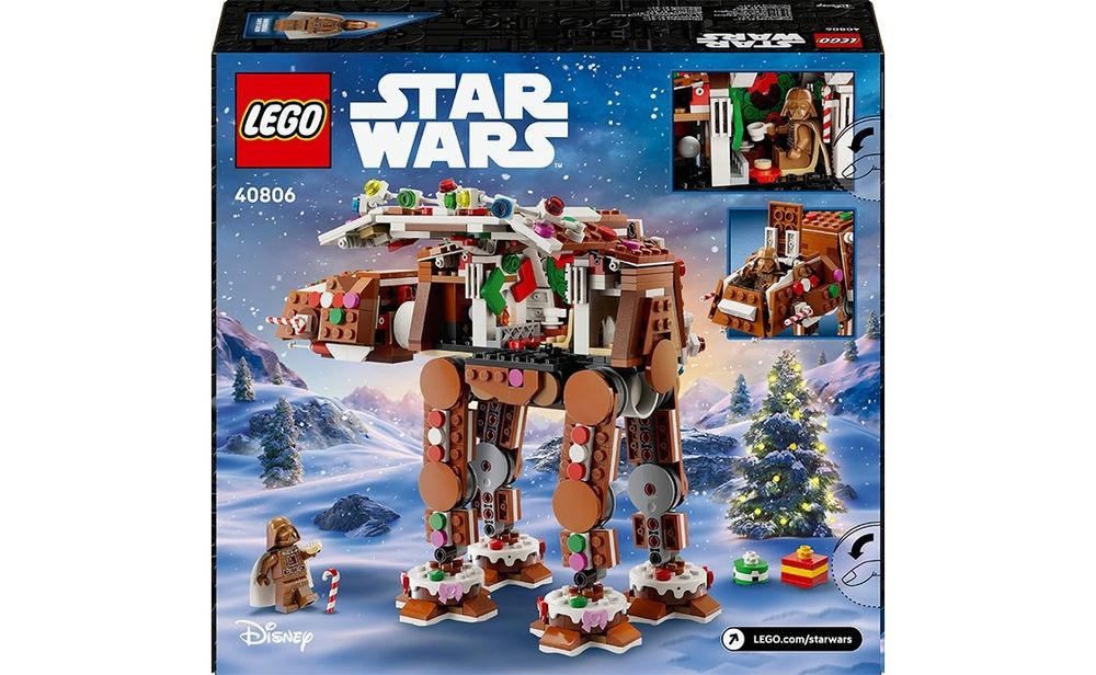 Ексклюзивний LEGO Star Wars Пряничный шагоход AT-AT (40806)