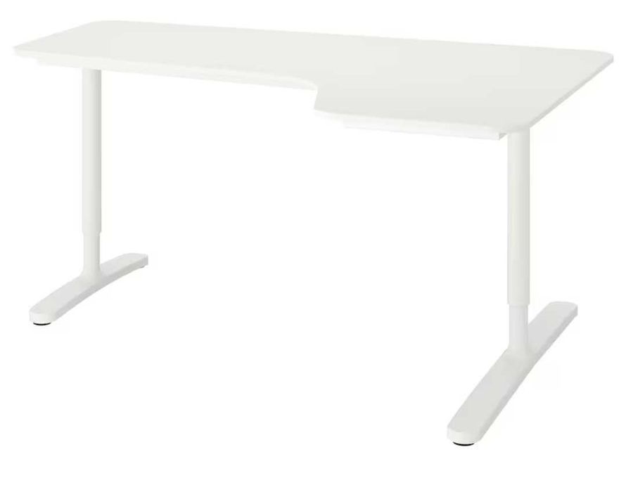 Secretária Bekant Corner IKEA Altura Ajustável - Home Office