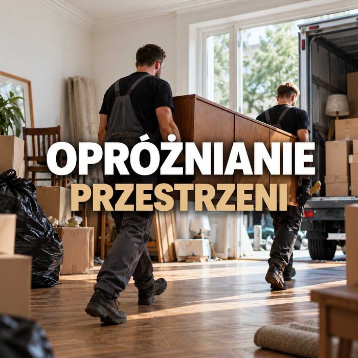 Opróżnianie mieszkania, lokalu, piwnicy, garażu, strychu - wywóz mebli