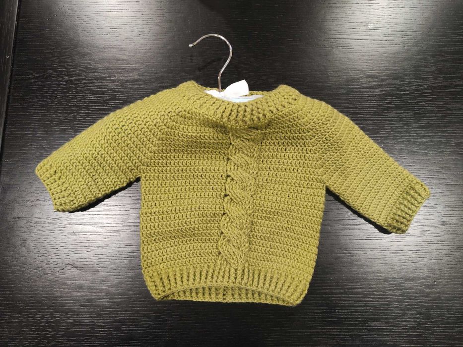 Peças em crochet para bebé