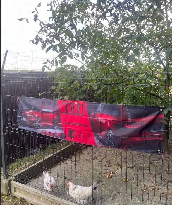 Baner Audi Rs4 – 180x45 cm