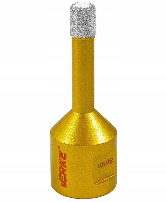 Mocna Otwornica Diamentowa 8mm Wiertło Koronka Szlifierka M14