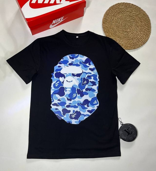 Футболка BAPE ABC/ чорна /Bape/Бейп /футболка унісекс/дешево/ABC