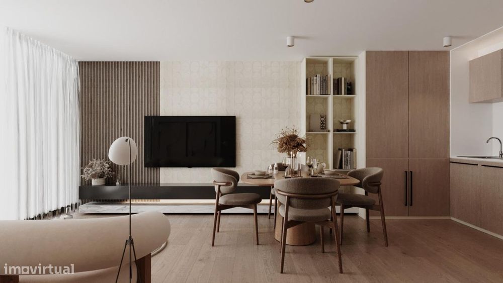 Apartamento T1 Novo em condomínio privado