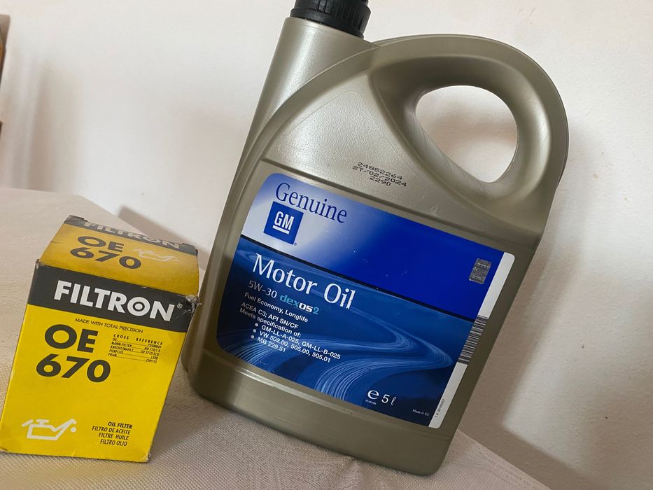 Óleo e filtro Diesel