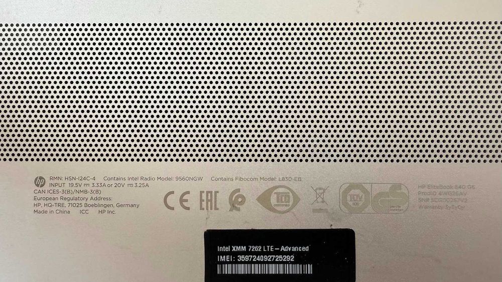 10шт Ноутбук HP Elitebook 840 G5/6 Intel Core i5 8250U 8DDR4 SSD256