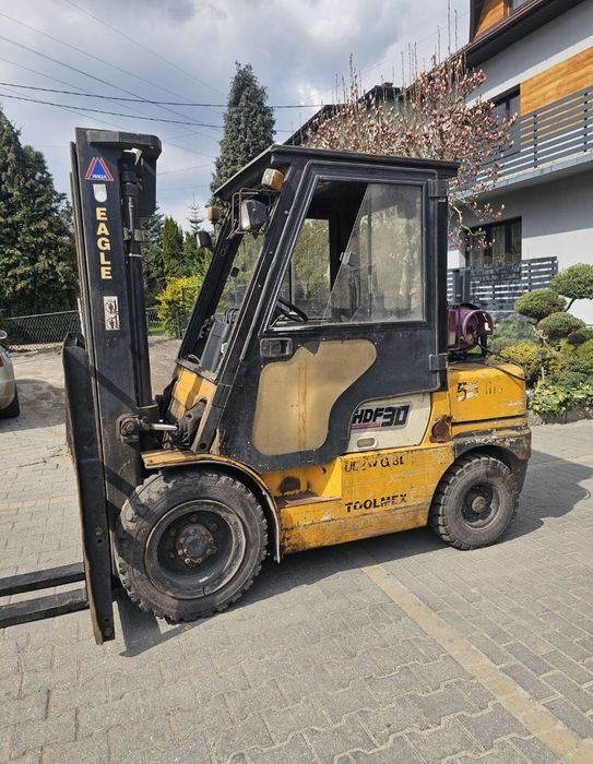Wózek widłowy EAGLE HALLA Nissan HDF30 3300mm 3t LPG 3 sekcje Transport