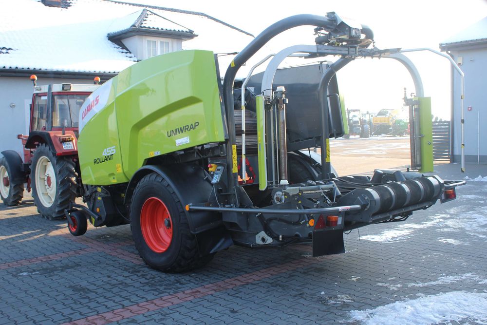 Prasoowijarka Claas Rollant 455 Uniwrap prasa