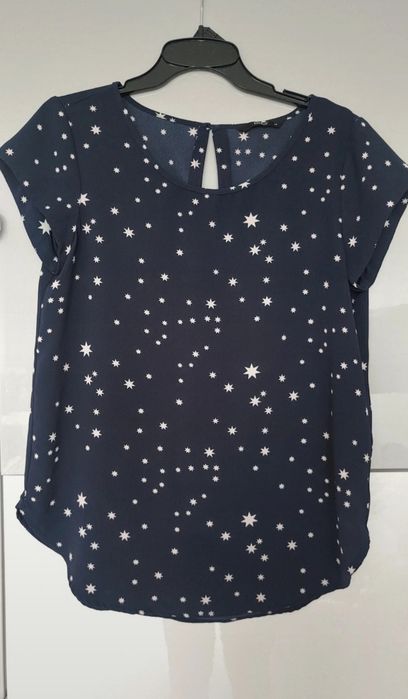 Bluzka w gwiazdki granatowa 36