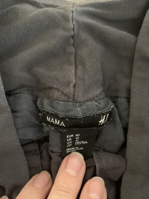 Lniane spodnie ciazowe hm