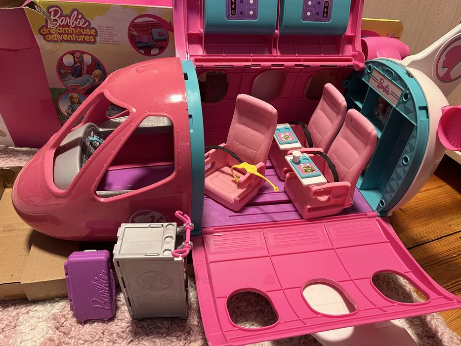 Samolot Barbie uzywany, akcesoria