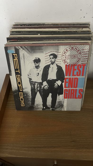 Discos em vinil em perfeito estado
