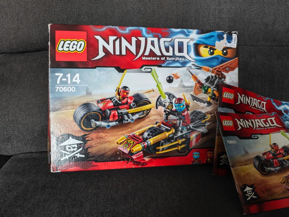 Lego Ninjago pościg na motocyklu