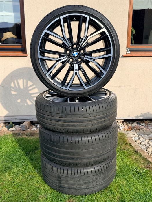 Koła 20" BMW M G30/G31 Y-Spoke 846 Bicolor Jet Black, opony Pirelli RSC
