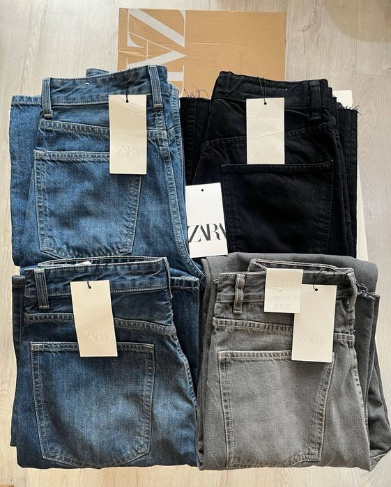 Zara джинси модель Wide leg, розміри, кольори