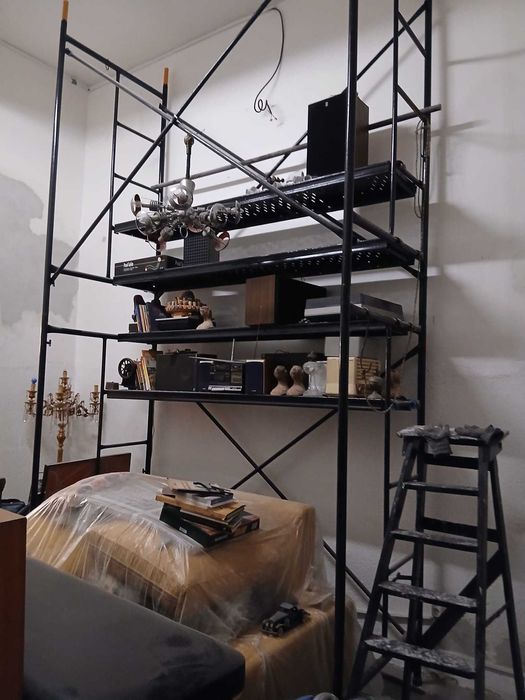 Andaime usado em atelier
