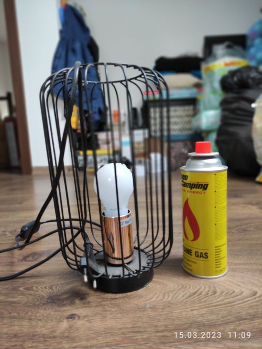 Lampa stołowa loft retro