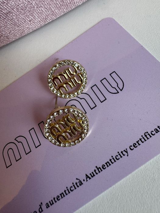 Kolczyki Miu Miu premium