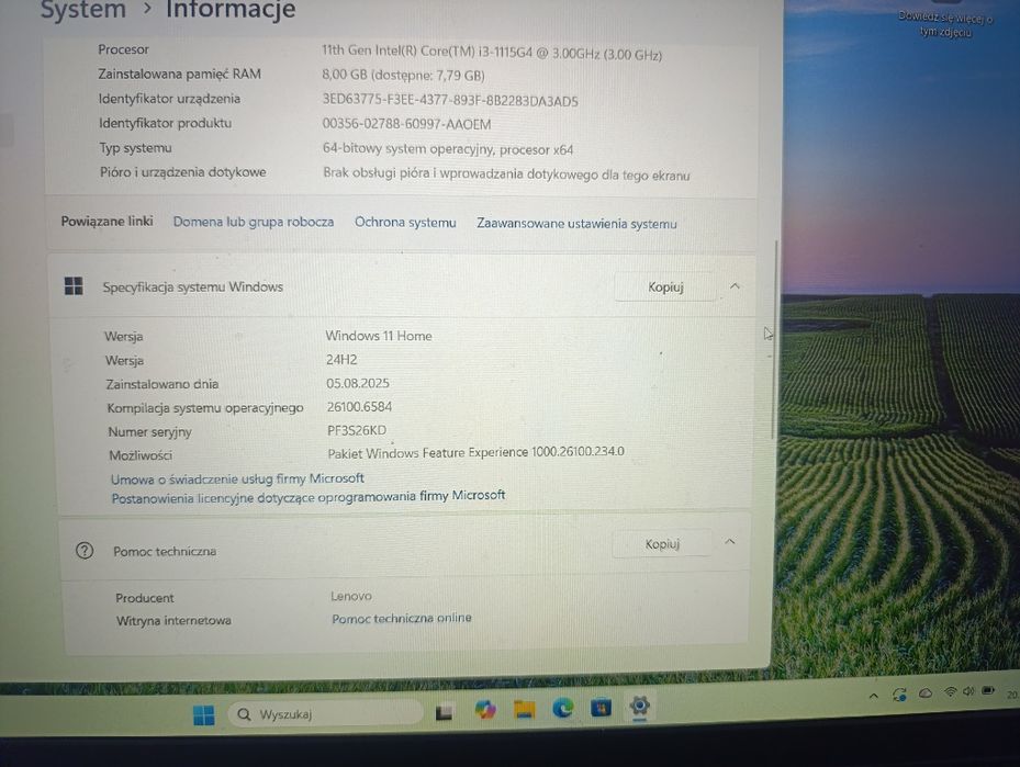 Sprzedam laptop Lenovo
