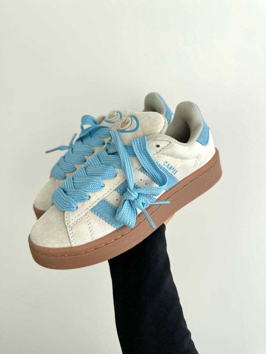 Кросівки Adidas Campus 00s Putty Grey Preloved Blue premium