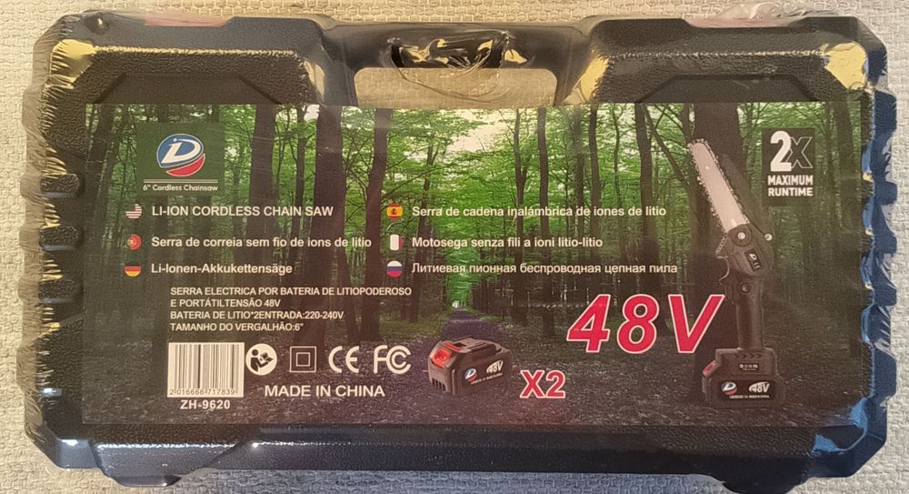 Serra a bateria de cortar ramos nova