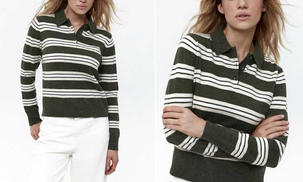 Джемпер-поло в смужку Solmar розмір S