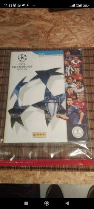 Cadernetas Champions League(ler descrição)
