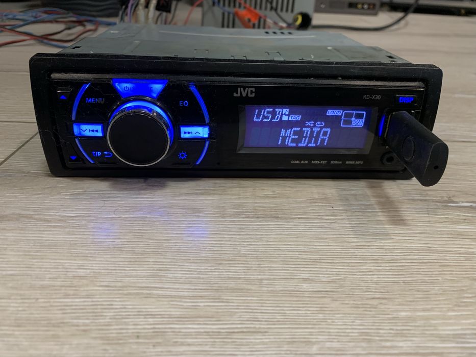 Магнітола jvc магнитола магнітофон usb aux