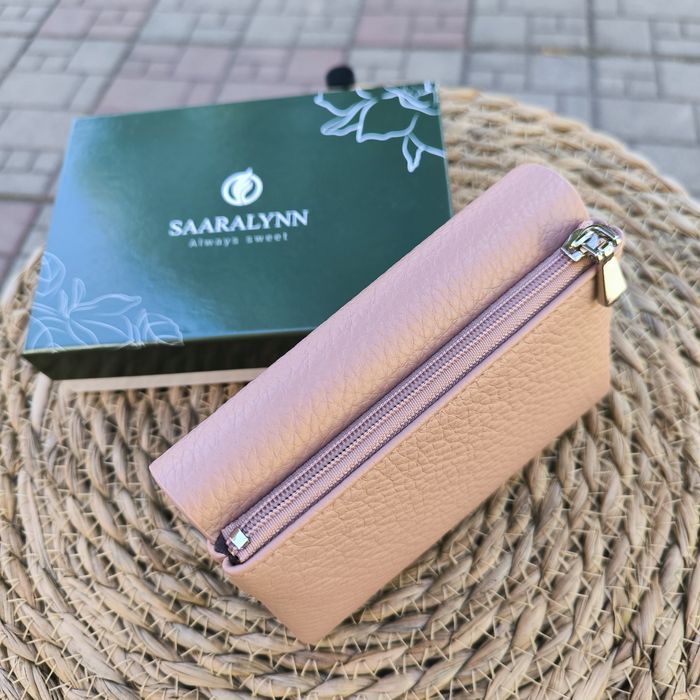 Гаманець жіночий Saralyn кошелек женский маленький черный красный