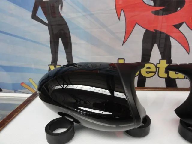 Capas / carcaça de espelhos preto piano brilhante BMW E90, E91, E92, E93 pre-LCI M3 Look, serie 1 E81, E82, E87, E88 Pre-LCI 2004-2007 M1 look